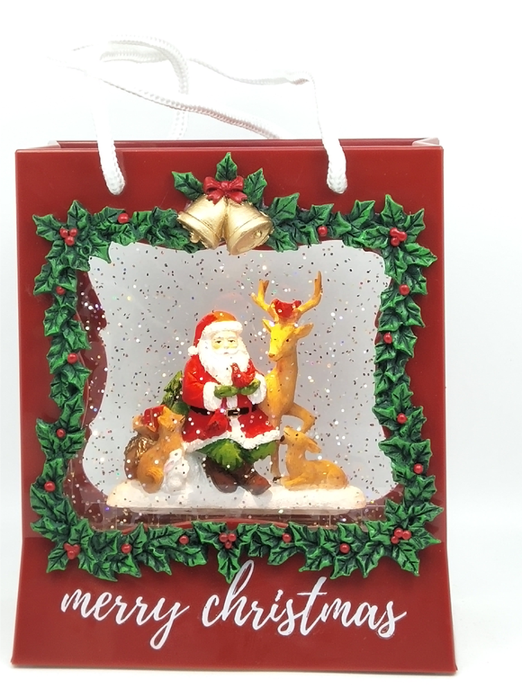 Christmas Musical Gift Bag Lantern