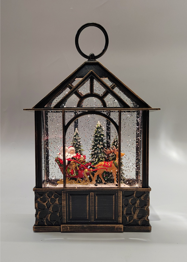 Christmas Musical Greenhouse Lantern