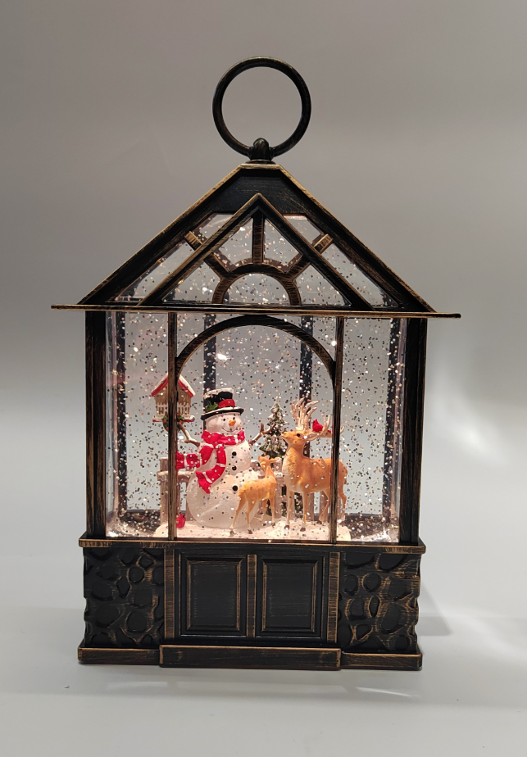 Christmas Musical Greenhouse Lantern