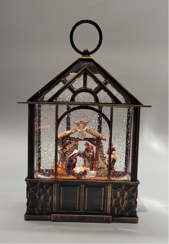 Christmas Musical Greenhouse Lantern