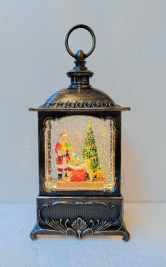 Christmas Musical French Lantern Small