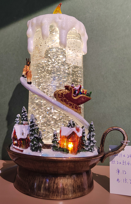 Christmas Musical Candle Lantern