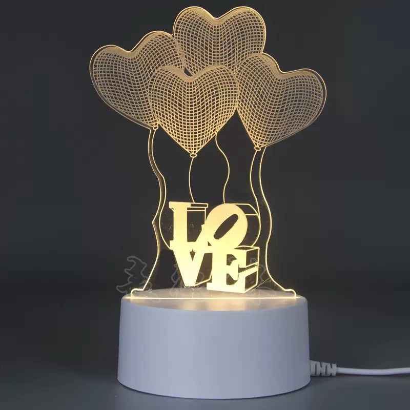 3D Shape Light (Various Design)