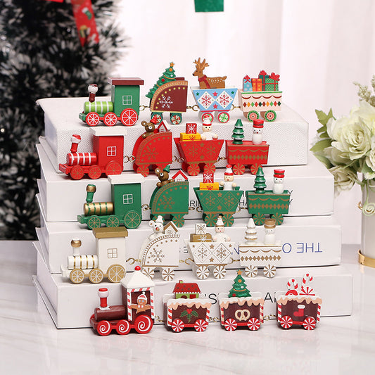 Christmas Style DIY Wooden Train