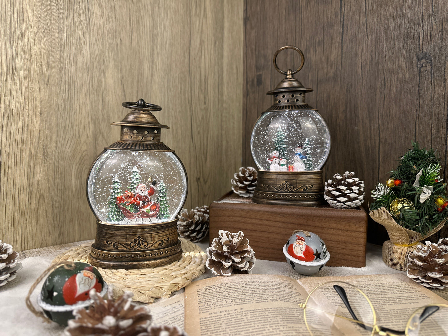 Christmas Musical Globe Lantern