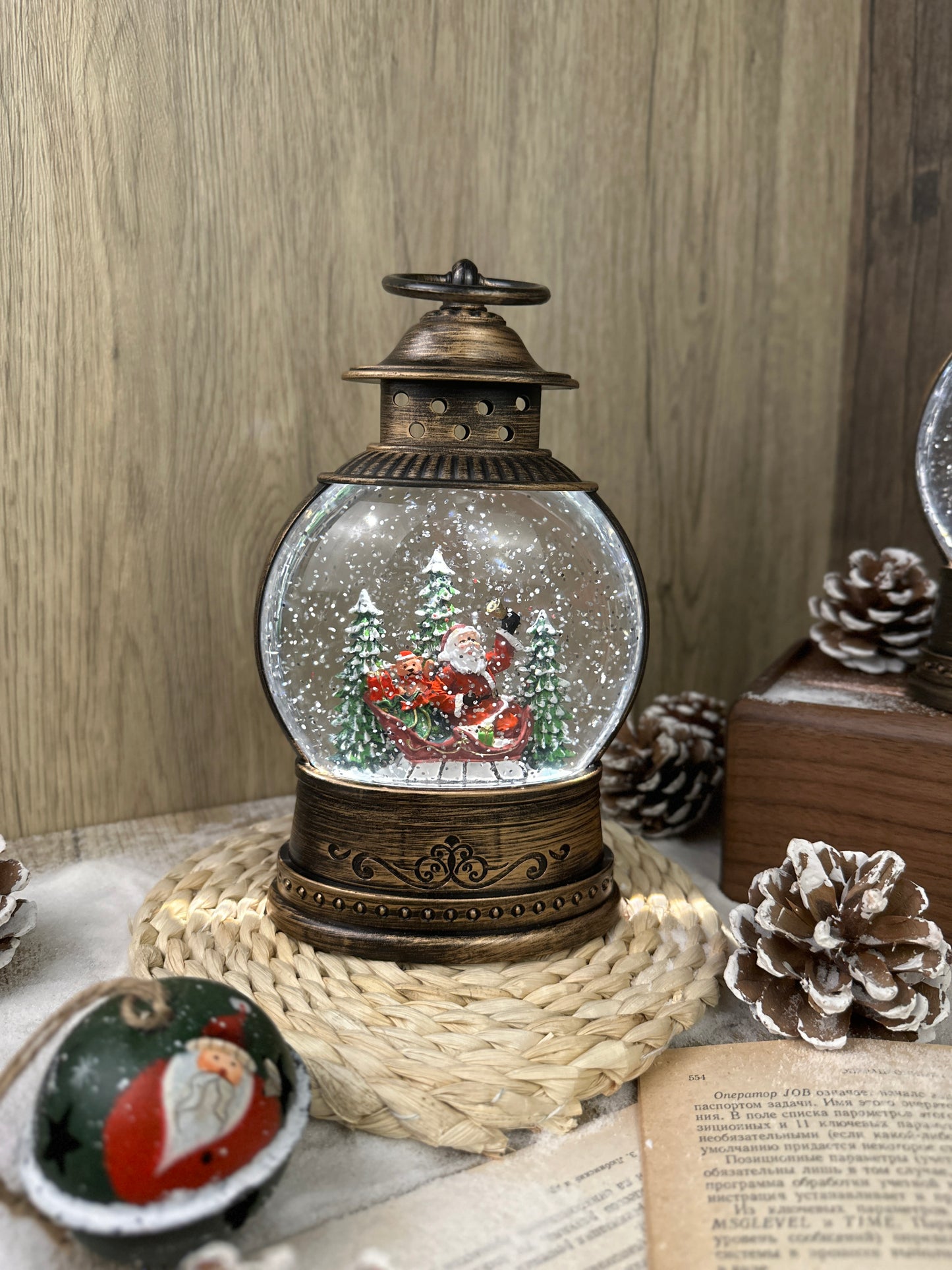 Christmas Musical Globe Lantern