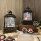 Christmas Musical French Lantern Small